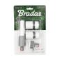 Preview: Bradas Spritzdüse-Set WHITE LINE, 1/2", PVC, 4-teilig