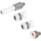 Preview: Wasserbetten-Centrum Werl – Bradas Spritzdüse-Set WHITE LINE, 1/2", PVC, 4-teilig
