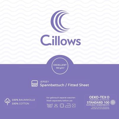 Preview: Wasserbetten-Centrum Werl - Cillows - Jersey Stretch Spannbettlaken 190g/m²