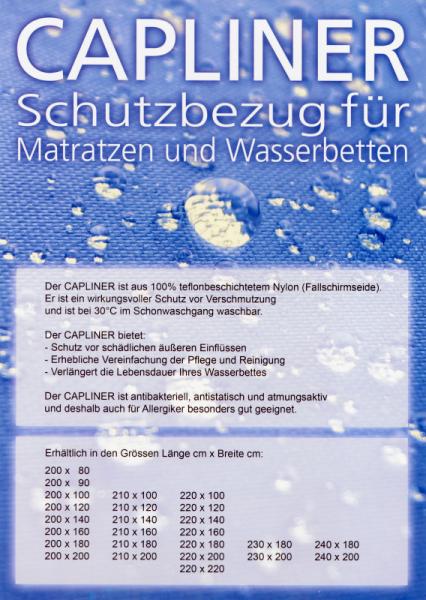 Wasserbetten-Centrum Werl - Abbco Capliner Topliner Schutzbezug Wasserbetten-Centrum Werl - Abbco Capliner Topliner Schutzbezug