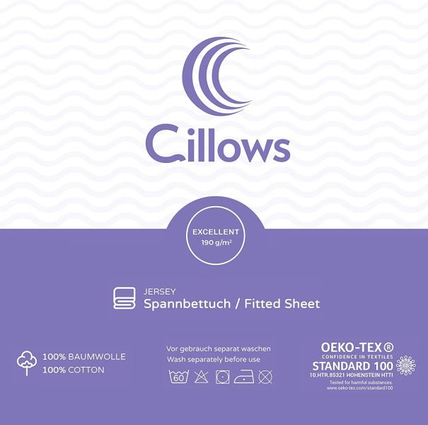 Wasserbetten-Centrum Werl - Cillows - Jersey Stretch Spannbettlaken 190g/m²