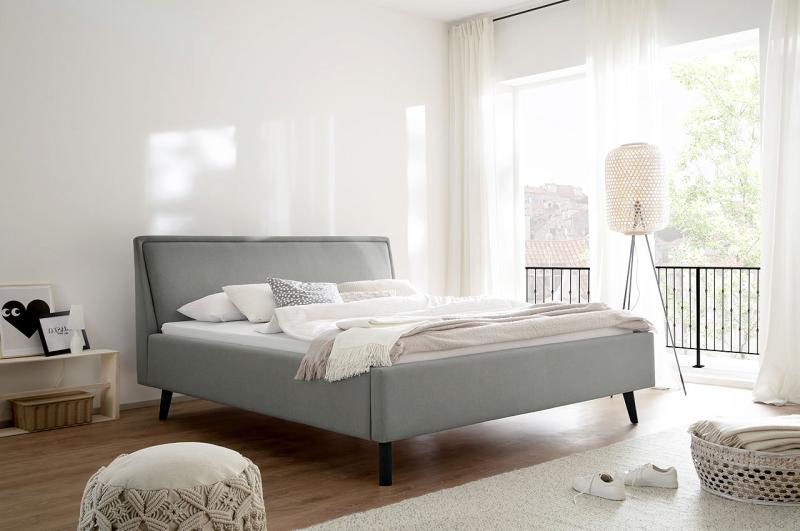 Wasserbetten-Centrum Werl -Meise Stoff-Polsterbett FRIEDA