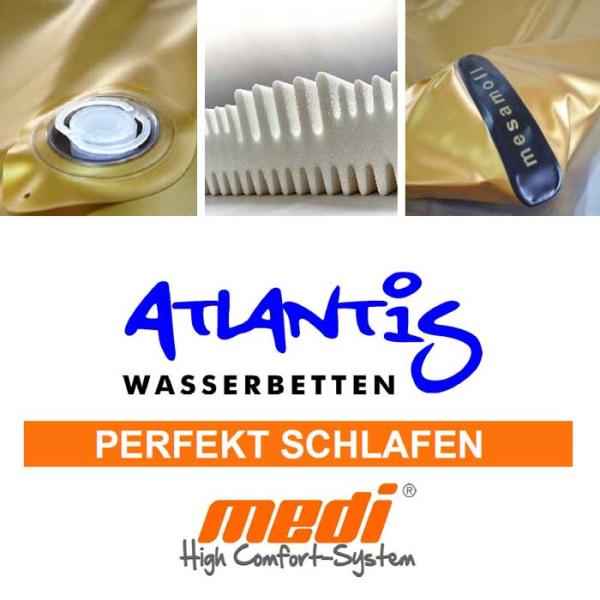 Wasserbetten-Centrum - Wasserbettmatratze Atlantis medi® DELUXE Mono