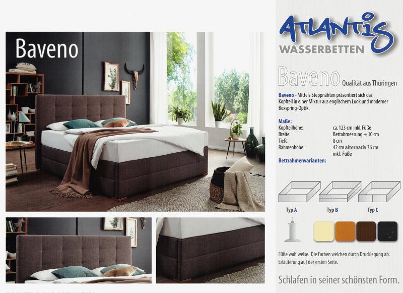 Wasserbetten-Centrum Werl - POLSTERBETT BAVENO - Softside Wasserbett Basic Dual